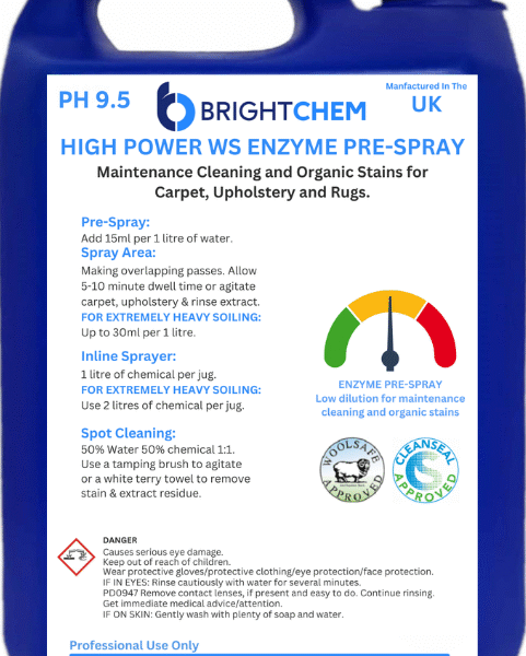 High Power WS Pre-Spray | WoolSafe Enzyme Formula for Stubborn Stains & Soiling