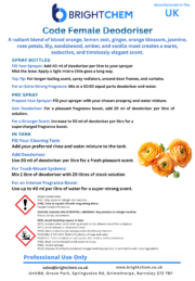 Code for Women Deodoriser 1L - Inspired by Armani Code for Women by Giorgio Armani - Image 3