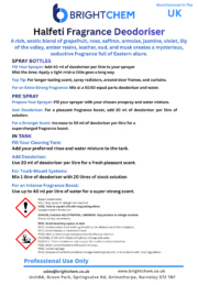 Halfeti Deodoriser 1L - Inspired by the opulent Halfeti by Penhaligon’s - Image 2