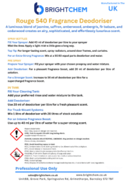 Rouge 540 Deodoriser 1L - Inspired by Baccarat Rouge 540 by Maison Francis Kurkdjian - Image 2