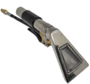 Upholstery Cleaning Tool with External Spray Nozzle & Viewing Window